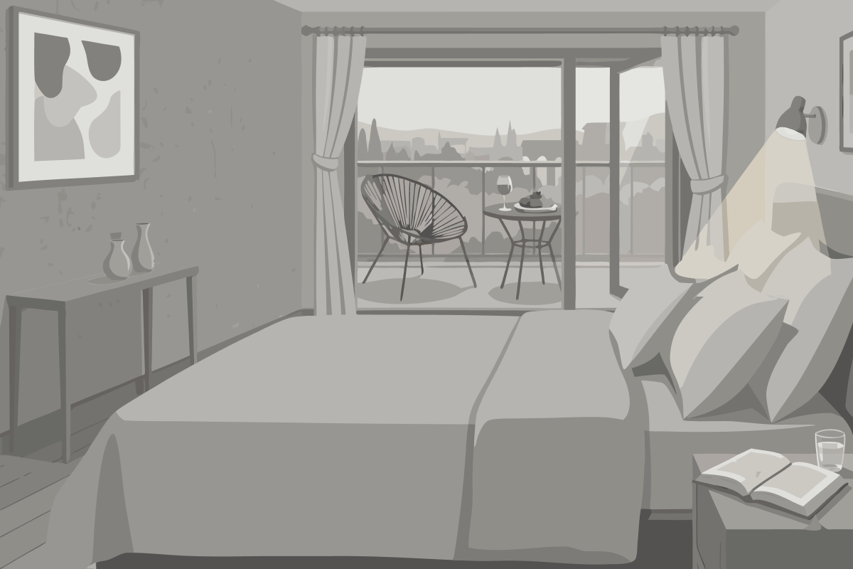 Chambre Simple avec Salle de Bains Privative